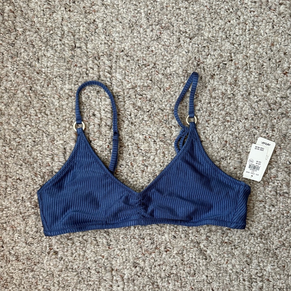 Bikini Top | Blue | M | Aerie | NWT
